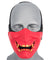 G-Force Yokai Ogre Half Face Mask W/ Soft Padding (Red/Gold)