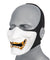 Ac-883W Yokai Ogre Half Face Mask W/ Soft Padding (White/Gold) Airsoft Gun / Accessories