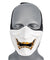 Ac-883W Yokai Ogre Half Face Mask W/ Soft Padding (White/Gold) Airsoft Gun / Accessories