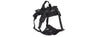Ac-884B Mesh Adjustable Tactical Dog Vest (Black) Airsoft Gun Accessories