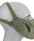 Ac-885G Adjustable Retro Mecha Half Face Mask (Od Green) Airsoft Gun / Accessories