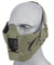 Ac-885G Adjustable Retro Mecha Half Face Mask (Od Green) Airsoft Gun / Accessories