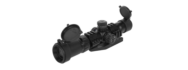 Aim Sports Airsoft 1.5-4 X 30 Dual Illuminated Scope W/ External Rails