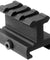 Aim Sports Ar-15 High Profile Aluminum Riser Mount - Black