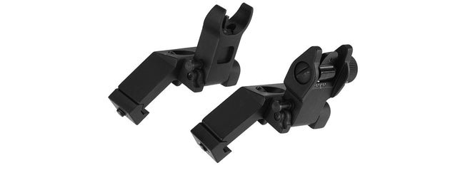 Aim-Mt45Fs Aim Sports Ar 45 Degree Flip-Up Front And Rear Sights Airsoft Gun 