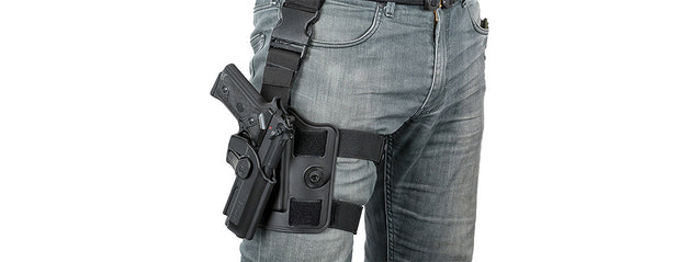 Amomax Drop-Leg Platform (Black) Airsoft Gun / Accessories