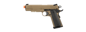 Army Armament Full Metal R28 1911 Desert Warrior GBB Airsoft Pistol (Tan)