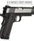 Army Armament Full Metal R28 1911 Desert Warrior GBB Airsoft Pistol (Black / Silver)