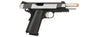 Army Armament Full Metal R28 1911 Desert Warrior GBB Airsoft Pistol (Black / Silver)