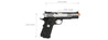 Army Armament Full Metal R30 1911 Gas Blowback Airsoft Pistol (Black / Silver)