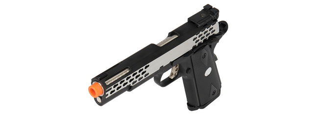 Army Armament Full Metal R30 1911 Gas Blowback Airsoft Pistol (Black / Silver)