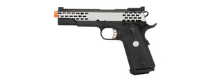 Army Armament Full Metal R30 1911 Gas Blowback Airsoft Pistol (Black / Silver)