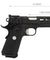 Army Armament Full Metal R30 1911 Gas Blowback Airsoft Pistol (Black)