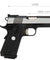 Army Armament Full Metal R30 1911 Gas Blowback Airsoft Pistol (Black / Silver)