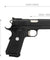 Army Armament Full Metal R30 1911 Gas Blowback Airsoft Pistol (Black)