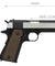 Army Armament Full Metal R31 1911 Gas Blowback Airsoft Pistol w/ Imitation Wood Grips (Black / Silver)