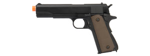 Army Armament Full Metal R31 1911 Gas Blowback Airsoft Pistol w/ Silver Barrel (Black)