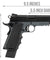 Army Armament Full Metal R32 Gas Blowback Airsoft Pistol (Darkstorm)