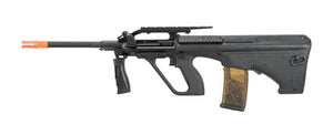 Army Armament Polymer AUG Civilian AEG Airsoft Rifle w/ Top Rail (Black)