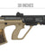 Army Armament AUG 9" Raptor Polymer AEG Airsoft Rifle (Tan)