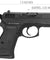 Asg Cz 75D Compact Co2 Non-Blowback Airgun Pistol - Black
