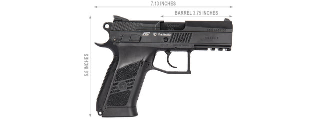 Asg Cz 75 P-07 Duty Co2 Non-Blowback Airgun Pistol - Black