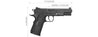 Asg Sti(R) Licensed Duty One Co2 Blowback Airgun Pistol - Black