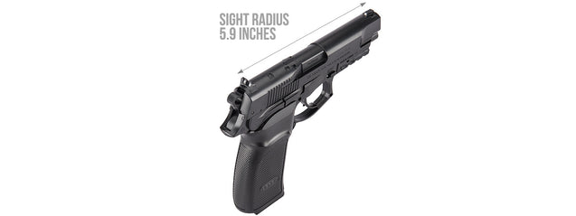 Asg-17302 Bersa Thunder 9 Pro Co2 Non-Blowback Airgun Pistol (Black)