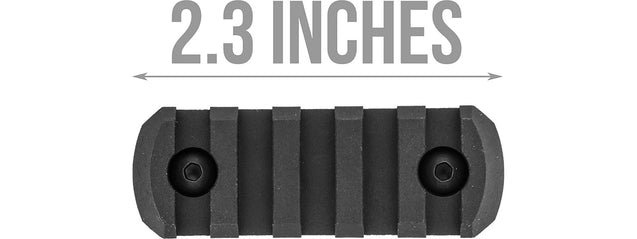 ASG M-Lok Short Rail Panels Black Color w/ (3 Pieces / Set)