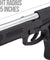 ASG M9A1 Heavyweight Airsoft Gas Blowback Pistol (Black w/ Silver Barrel)