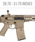 Ics Cxp-Mmr M4 Sbr Electric Blowback Airsoft Aeg Rifle (Tan)