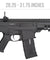 ICS Airsoft CXP APE Full Metal KeyMod Handguard Short Barrel Type (Color: Black)