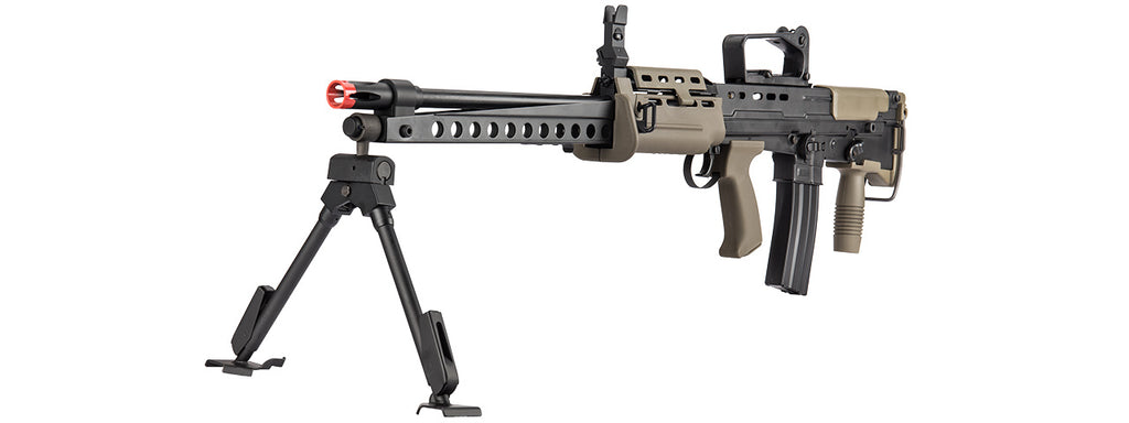 ICS L86 A2 Light Support Weapon Bullpup LSW Airsoft AEG Rifle (Color ...