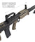 ICS L86 A2 Light Support Weapon Bullpup LSW Airsoft AEG Rifle (Color: Black / OD Green)
