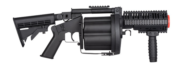 Ics Mgl Sb Airsoft 6-Round Revolving Grenade Launcher W/ Rail Attachme ...