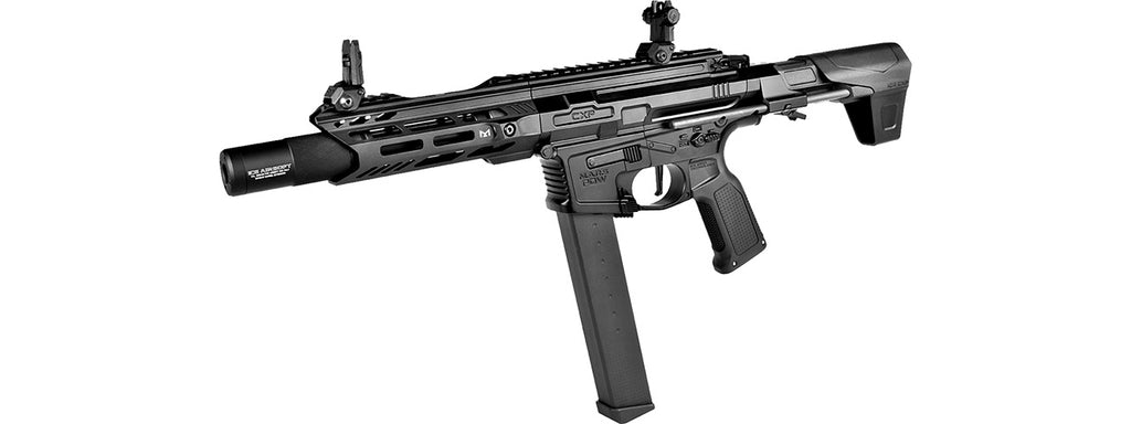 ICS CXP-MARS PDW9 3S Submachine Gun AEG (Black) - Army AirsoftGuns
