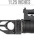 Double Bell GP-30 Style Series Airsoft Grenade Launcher (BLACK)