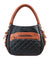 Ncstar BWD002 Quilted Hobo Bag, Black With Brown