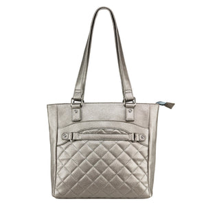 NcSTAR BWH002 Vism Concealed Carry Quilted Tote Gray