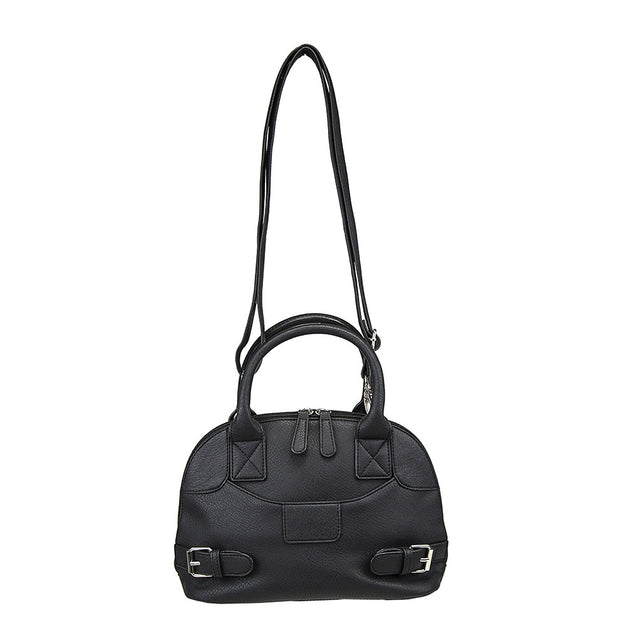 VISM Conceal Carry Dome Crossbody Shoulder Purse w/ Pistol Holster CCW BLACK