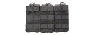 Code 11 M4 Open Top Triple Magazine Pouch (Color: Black)