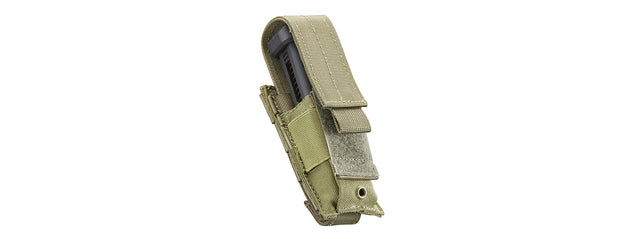 Code 11 Single Pistol Magazine Pouch (Color: OD Green)