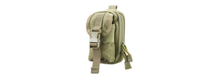 Code 11 Molle Multi-Purpose Handheld Radio Pouch (Color: OD Green)