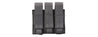 Code 11 Molle Triple Pistol Magazine Pouch (Color: Black)