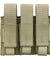 Code 11 Molle Triple Pistol Magazine Pouch (Color: OD Green)