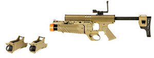 Lancer Tactical Commando Mk13 Mod 0 Eglm Gas Grenade Launcher (Color: Tan) Airsoft Gun Lancer