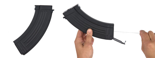 Lancer Tactical Airsoft 520 Round Flash Magazine for AK Series AEGs (Color: Black) Airsoft Gun Accessories