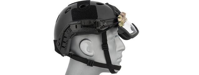 Lancer Tactical Helmet Safety Goggles [Clear Lens] (Camo)