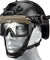 Lancer Tactical Helmet Safety Goggles [Clear Lens] (Foliage)