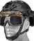 Lancer Tactical Helmet Safety Goggles [Smoke Lens] (Digital Woodland)